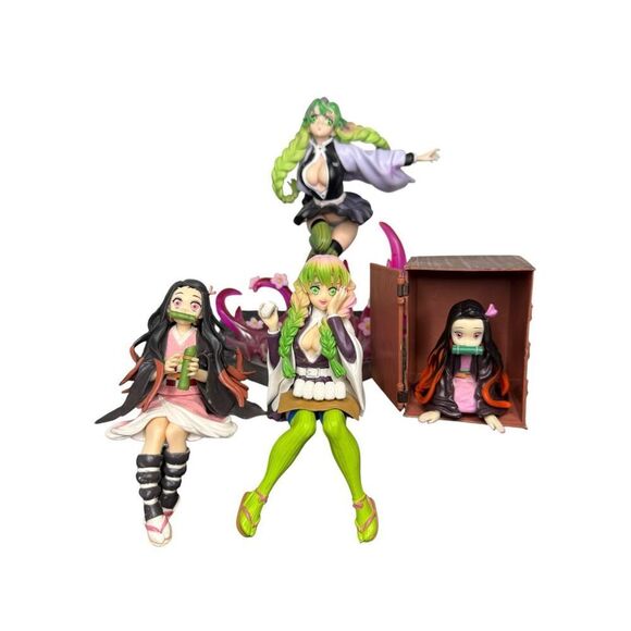 Demon Slayer Anime Action Figure Lot Collectible Figurines - Picture 1 of 11